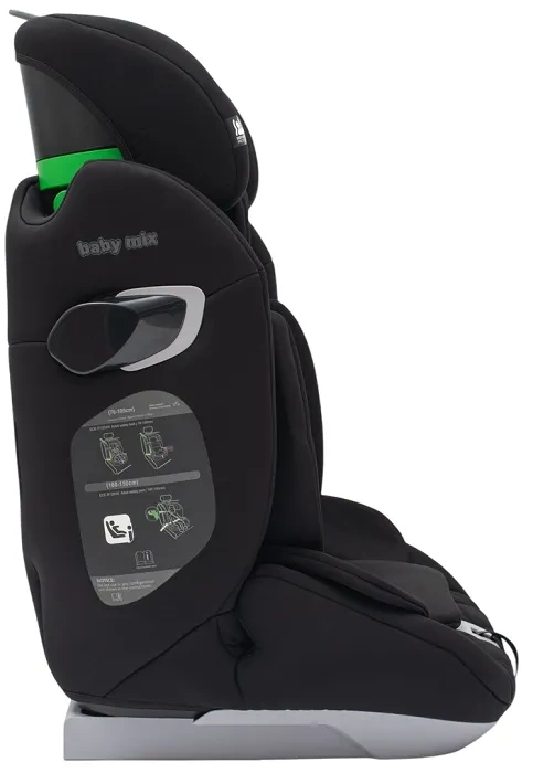 BABY MIX Hero Pro i-Size - fotelik samochodowy 76-150 cm | Black