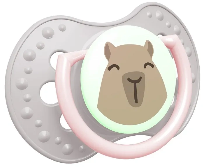 LOVI CapiChill - 2 x smoczek silikonowy dynamiczny 0-6 m | Girl