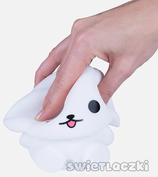 MESMED Świetlaczki - lampka silikonowa z pilotem | Piesełek