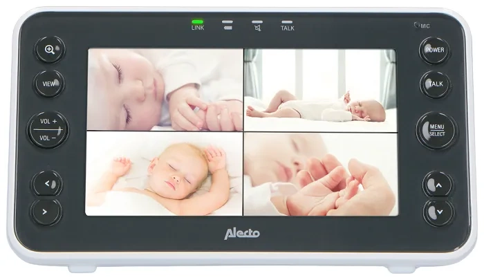 ALECTO DVM200XL - niania elektroniczna z ruchomą kamerą i wyświetlaczem XL + projektor nocnego nieba GRATIS!