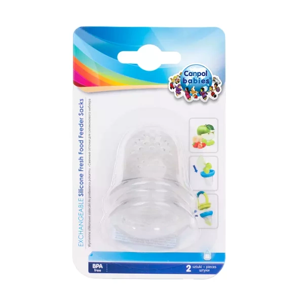 CANPOL BABIES - silikonowe siateczki do podawania pokarmu | 2 szt.