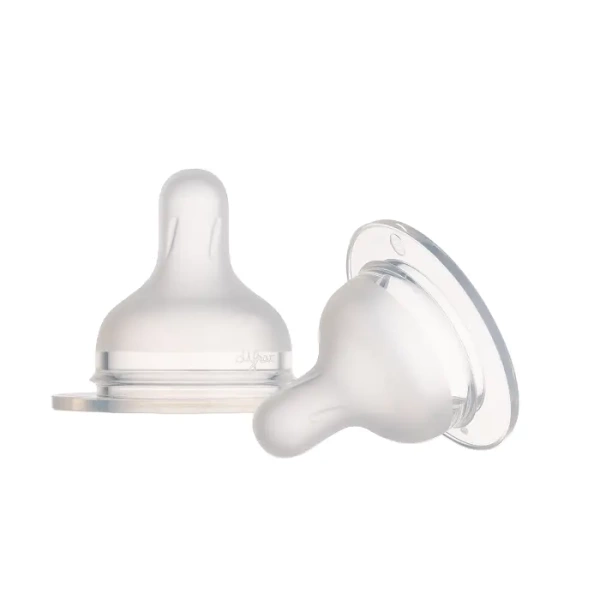 CANPOL BABIES - smoczek silikonowy do butelki S-Shape L (średni) 2 szt. | 6m+