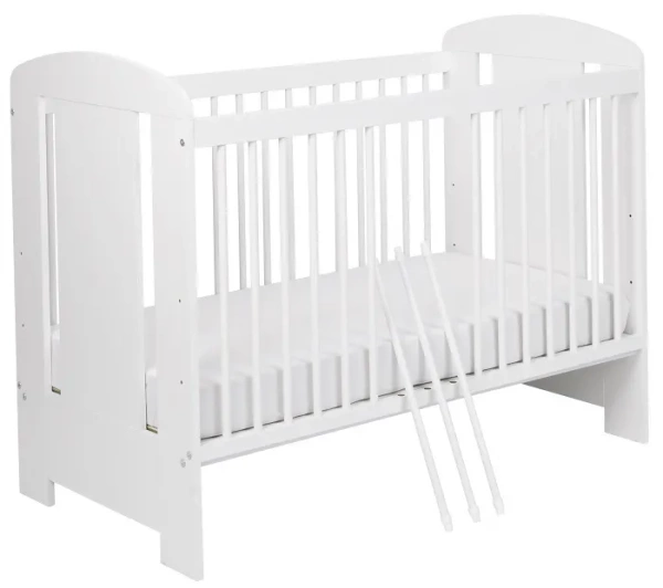 YOONCO - łóżeczko niemowlęce Soni + materac Air | Białe