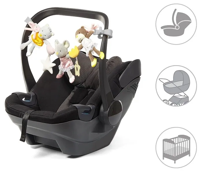 BABYONO Ballerinas - edukacyjna zawieszka do wózka