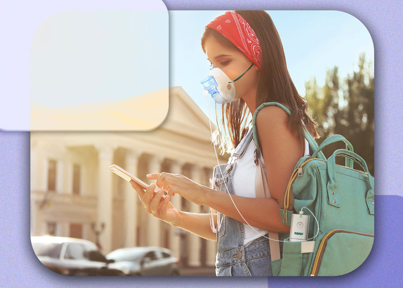 NENO Bene - mobilny nebulizator siateczkowy dla niemowląt, dzieci i dorosłych