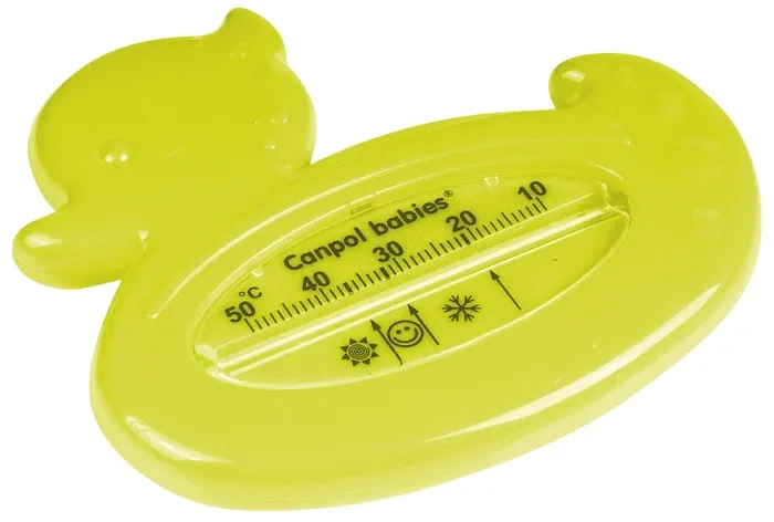 CANPOL BABIES - termometr do kąpieli dla niemowląt Kaczuszka | Zielony