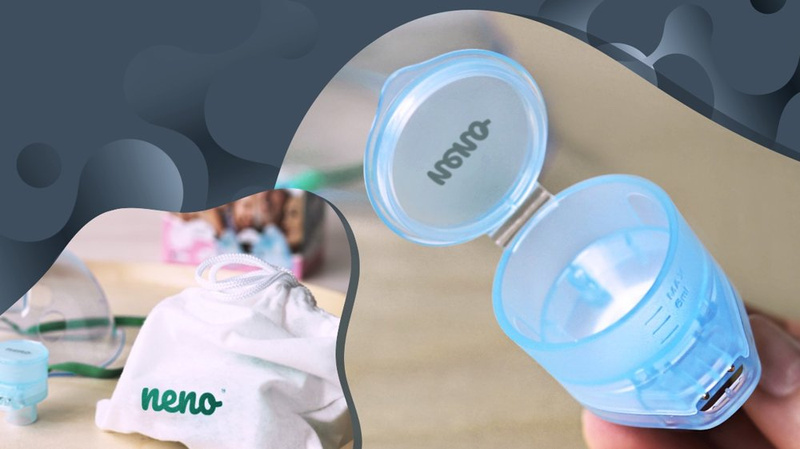NENO Bene - mobilny nebulizator siateczkowy dla niemowląt, dzieci i dorosłych