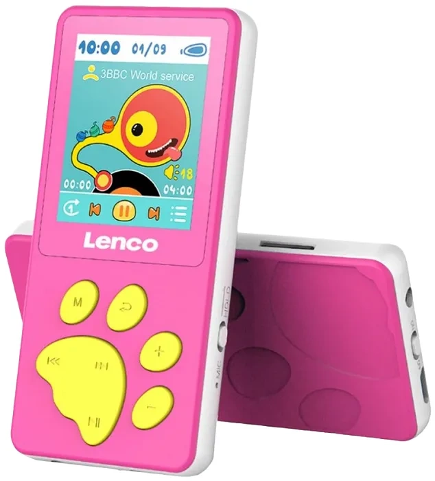 LENCO XEMIO-560PK - odtwarzacz MP3/MP4 z pamięcią 8GB | Różowy