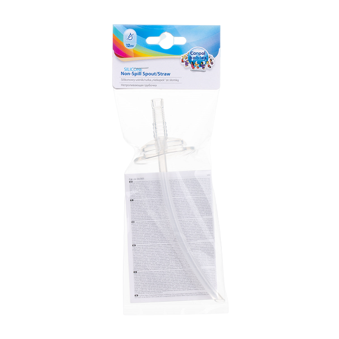 CANPOL BABIES - rurka silikonowa niekapek | 1szt.