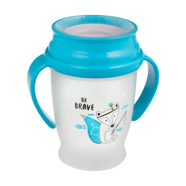 LOVI - kubek niekapek 360° Drink Master 250ml Indian Summer Boy |  9m+