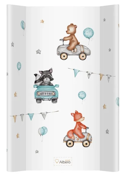 ALBERO MIO - przewijak miękki, tapicerka 47x70 cm na komodę | Autka