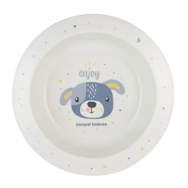 CANPOL BABIES - miska 270ml CUTE ANIMALS | PIESEK