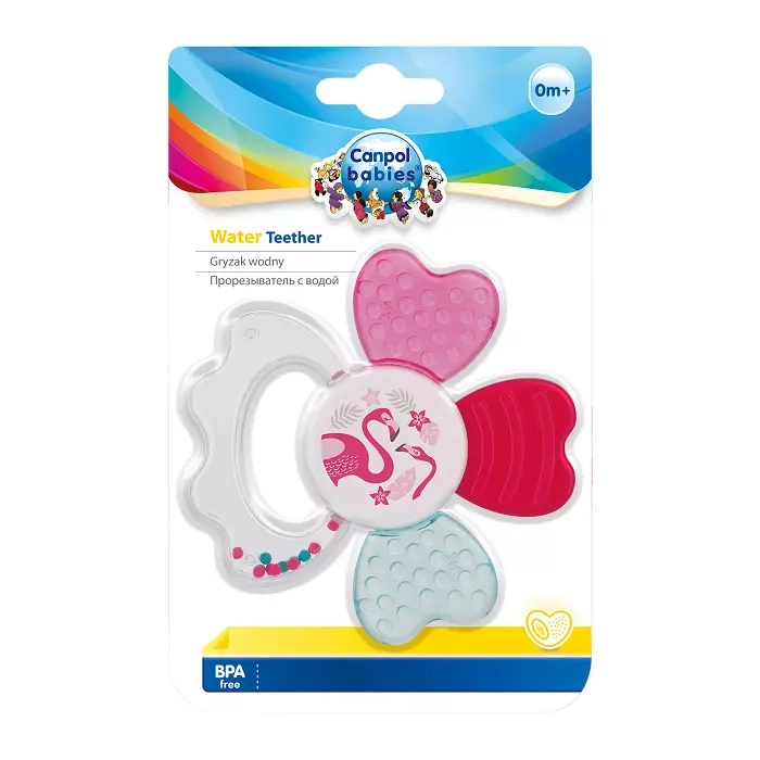 CANPOL BABIES - grzechotka z gryzakiem wodnym | ZWIERZĄTKA