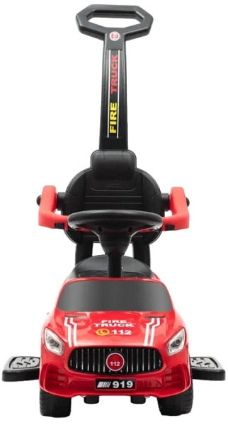 BABY MIX Straż Pożarna - jeździk z panelem dźwiękowym | Wóz strażacki