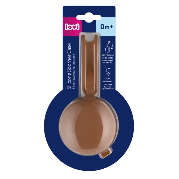 LOVI - silikonowe etui na smoczek | Granola