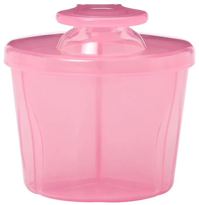 DR BROWN'S - 3-komorowy pojemnik na mleko w proszku | Różowy