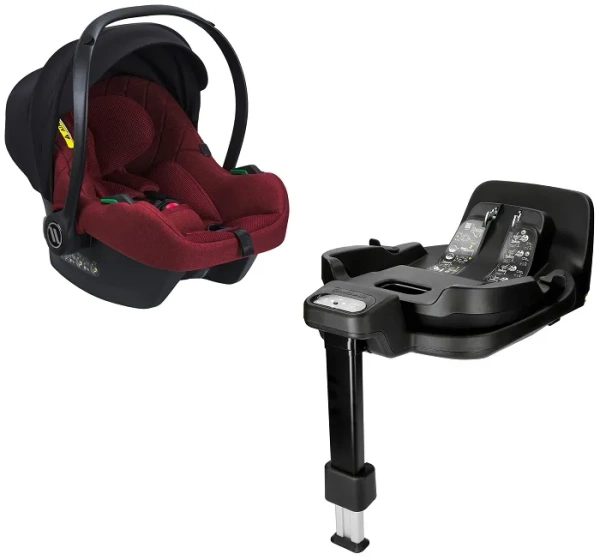 AVIONAUT Cosmo Airflow - fotelik samochodowy 40-87 cm + obrotowa baza IQ Orbit | Red