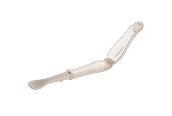 CANPOL BABIES - składana łyżeczka turystyczna dla dzieci | szara