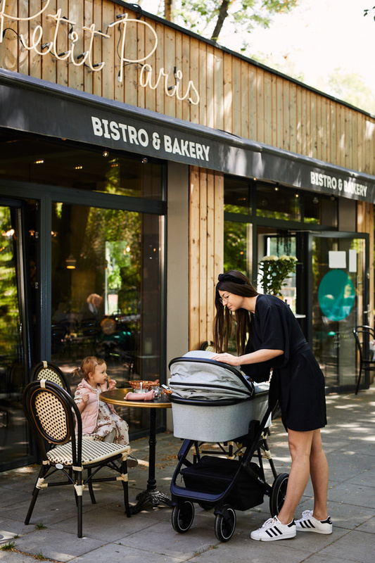 MUUVO Slick - gondola do wózka | Graphite Lush