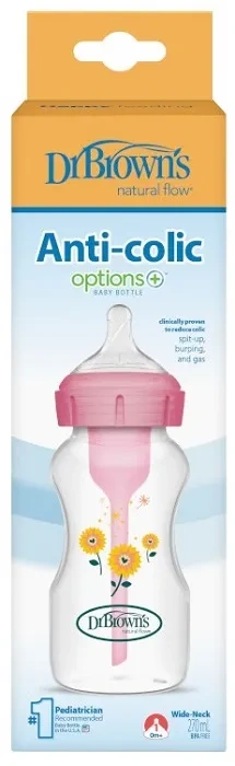 DR BROWN'S Options+ - antykolkowa, szeroka butelka