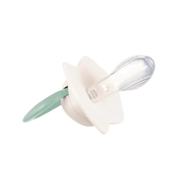 CANPOL BABIES - smoczek silikonowy Light touch 6-18m symetryczny | PURE COLOR Beżowy 2 szt.