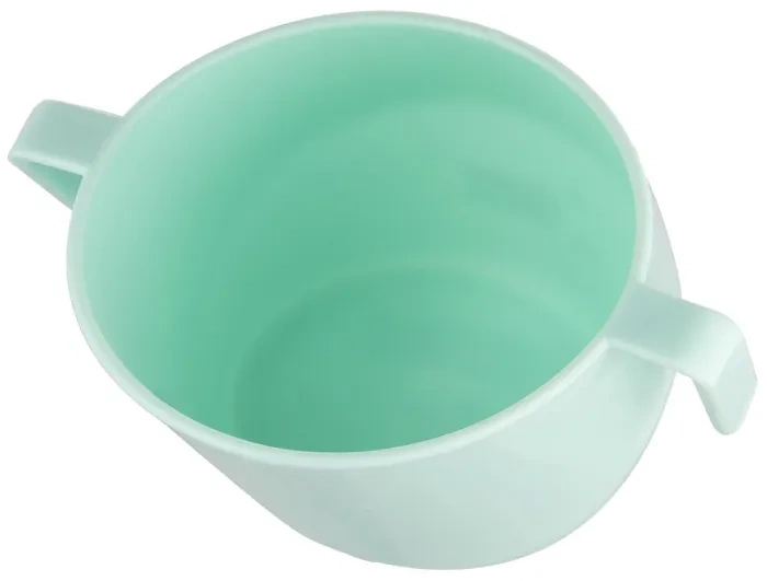 CANPOL BABIES Smart Cup - sprytny kubek do nauki picia z uchwytami 12 m+ | Turkusowy