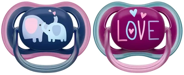 PHILIPS AVENT Ultra Air - smoczek ortodontyczny 2 szt. | 18 m+