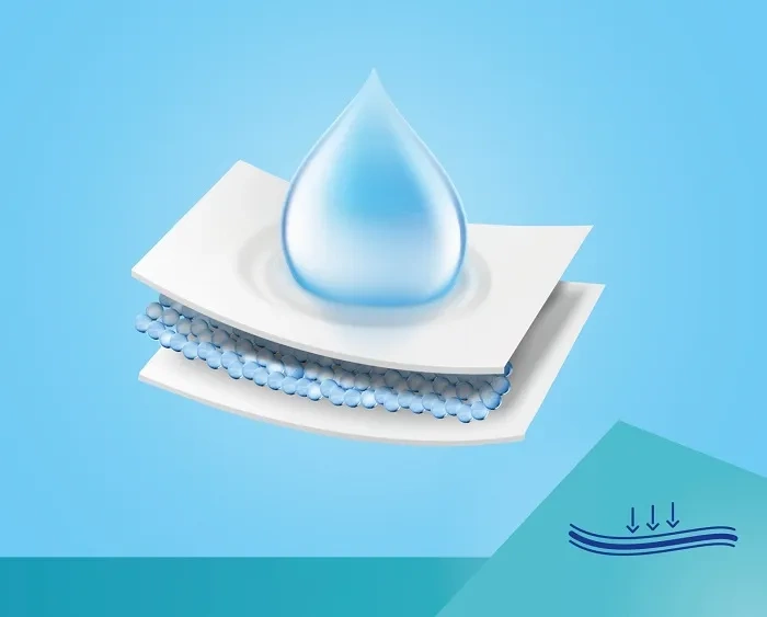 CANPOL BABIES - ultrachłonne jednorazowe majtki poporodowe 2w1 z podkładem 5 szt. | S/M