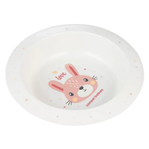 CANPOL BABIES - miska 270ml CUTE ANIMALS | KRÓLICZEK