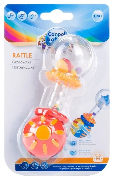 CANPOL BABIES - grzechotka KULKA TYK TYK | Kulki