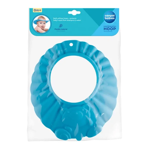 CANPOL BABIES - elastyczne rondo kąpielowe dla niemowląt i dzieci | Niebieskie