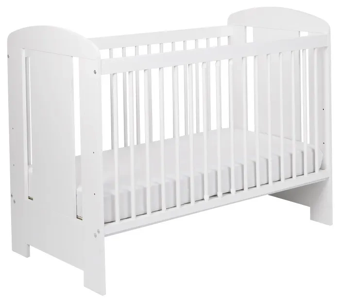 YOONCO - łóżeczko niemowlęce Soni + materac Air | Białe