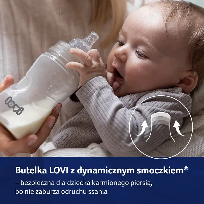 LOVI - butelka szklana Diamond Glass 150 ml Baby Shower Girl | 0m+