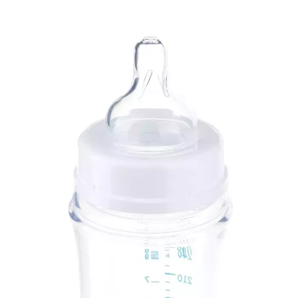 CANPOL BABIES - butelka szeroka antykolkowa 300 ml PP EasyStart | EXOTIC ANIMALS różowa