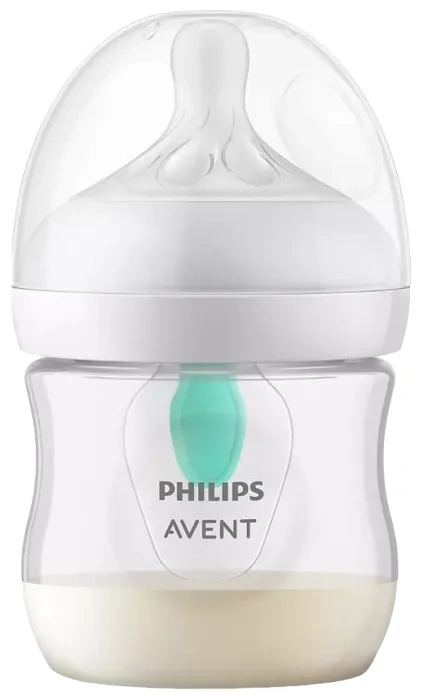 PHILIPS AVENT Natural Response - butelka z nakładką antykolkową AirFree 125 ml | 0 m+