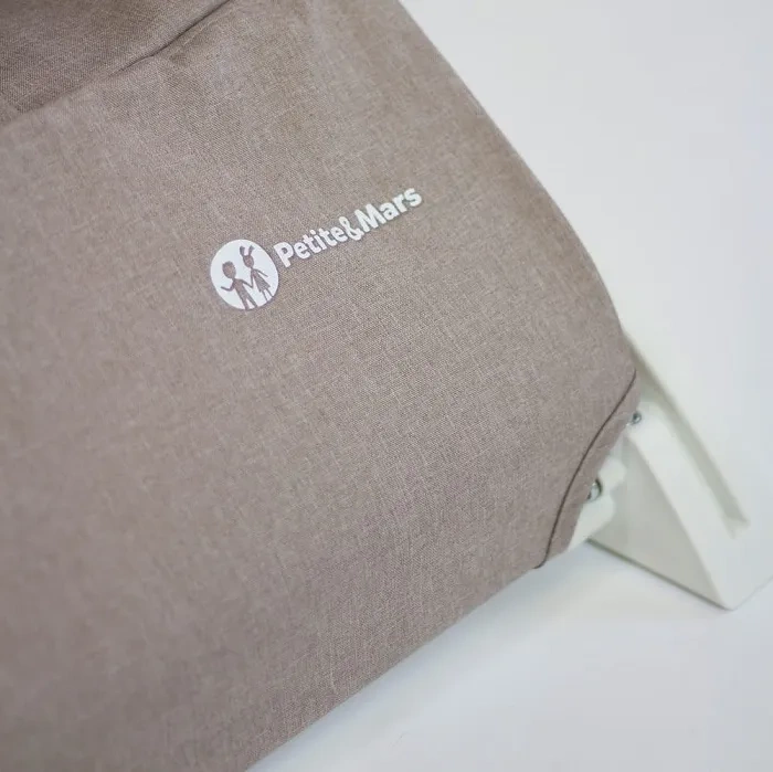 PETITE & MARS Calmy - leżaczek z funkcją kołysania | Grey