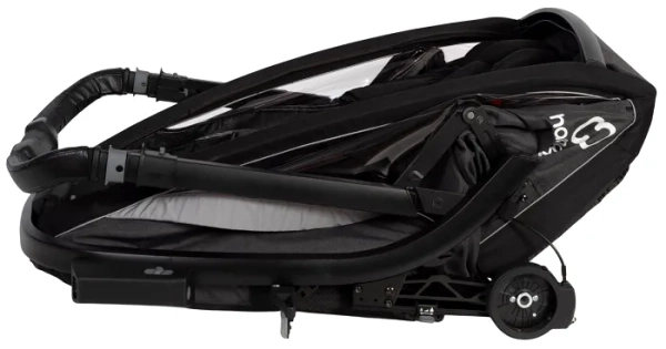 HAMAX Cocoon - dwuosobowa przyczepka rowerowa | Grey/Black