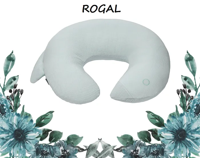 YOONCO - muślinowa poduszka do karmienia Rogal | Mięta