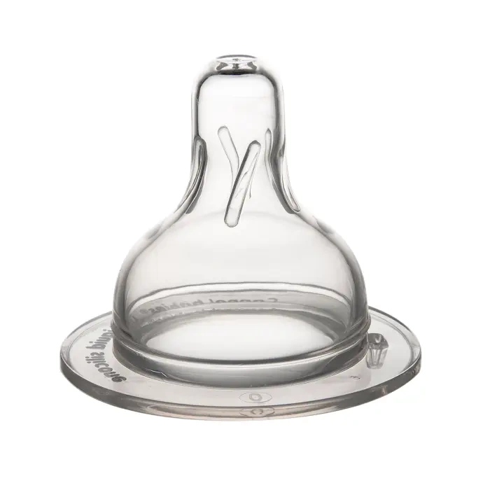 CANPOL BABIES - smoczek silikon mini do butelki szerokiej 2 szt EasyStart | 0m+