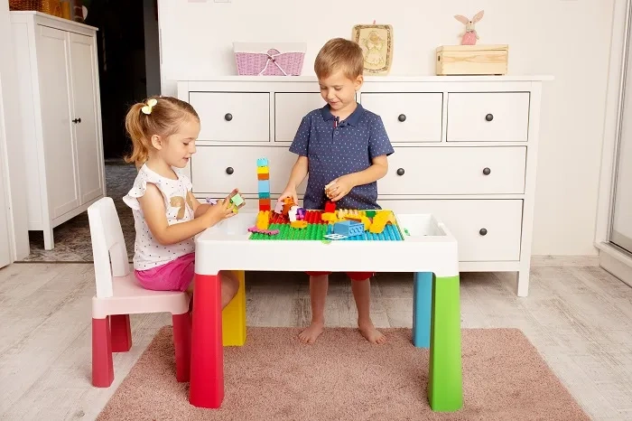 TEGA BABY Multifun Eco - wielofunkcyjny stolik z krzesełkiem | Szary