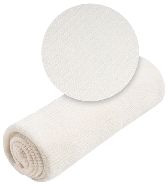 YOONCO Mgiełka - lekki kocyk bambusowy 80x100 cm | Gładki Kremowy