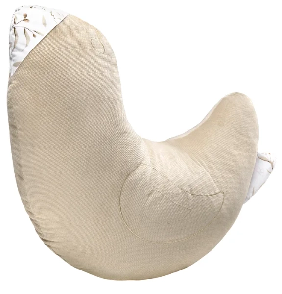 YOONCO - poduszka wielofunkcyjna duża Ptaszek | Meadow Velvet