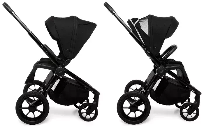 MUUVO Quick SE 2 - wózek wielofunkcyjny, zestaw 2w1 | Sunset Black
