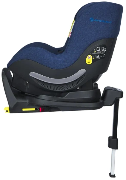 AVIONAUT Aerofix RWF Airflow - fotelik samochodowy 0-18,5 kg + obrotowa baza IQ Orbit | Navy