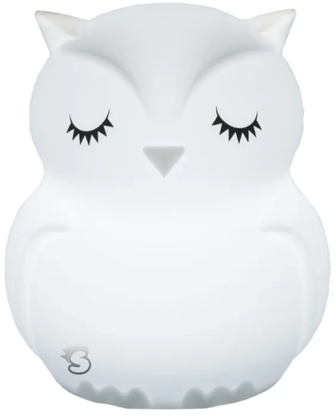 MESMED Świetlaczki - lampka silikonowa z głośnikiem Bluetooth | Sówka Hu Hu