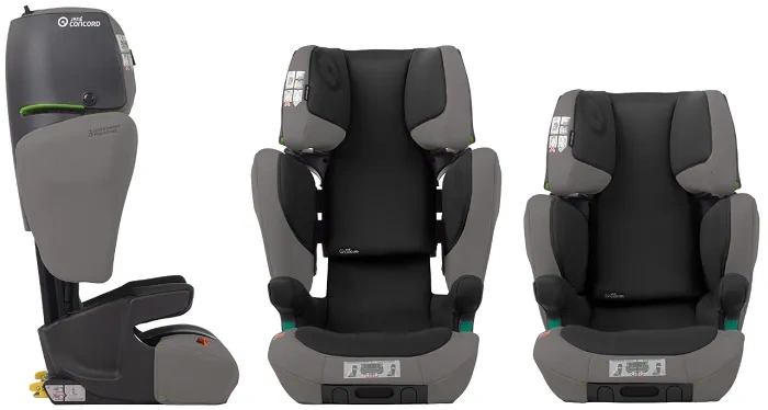 JANE CONCORD Transformer iPlus - fotelik samochodowy 3-12 lat, 100-150 cm | Dark Oak