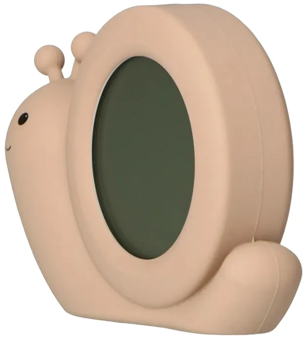 ALECTO Simon - trener snu 2w1: lampka nocna i budzik | beżowy ślimak