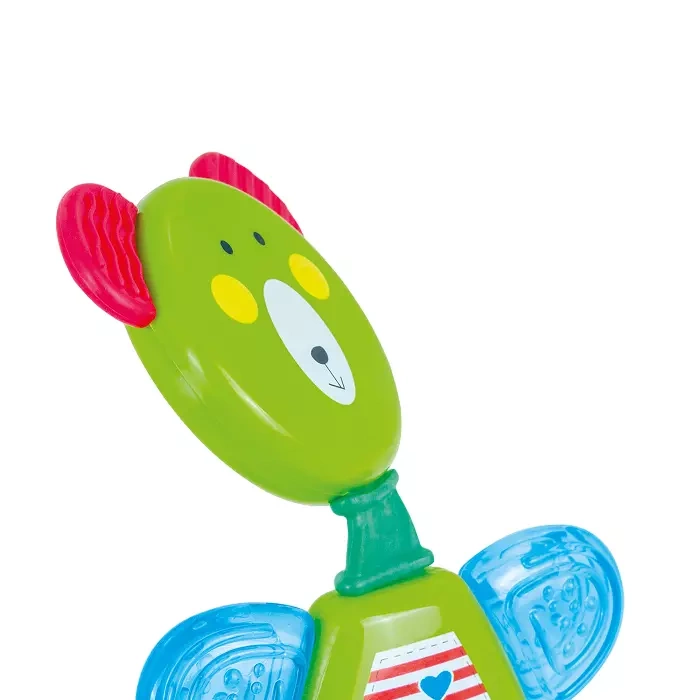 CANPOL BABIES - grzechotka z gryzakiem wodnym | MIŚ niebieski