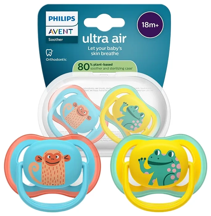 PHILIPS AVENT Ultra Air - smoczek ortodontyczny 2 szt. | 18 m+