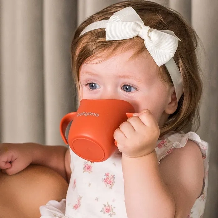 BABYONO Flow - ergonomiczny kubek treningowy | Miętowy